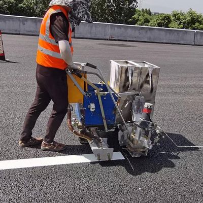 60Lx2 دو قطعه دستگاه علامت گذاری خط جاده خود رها کردن فشار نسخه