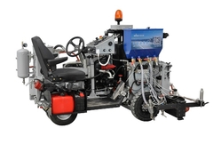 کامیون کوچک ترموپلاستیک برای علامت گذاری جاده